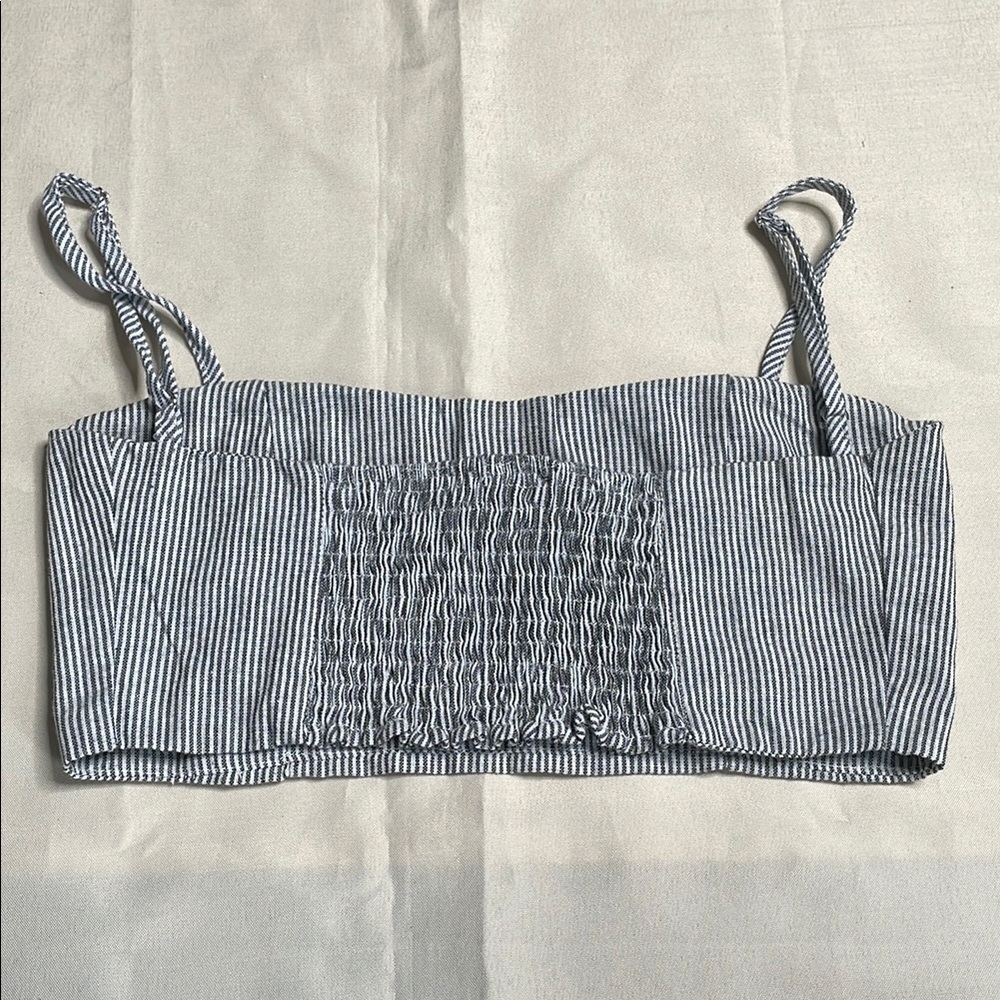 BRANDY MELVILLE Striped Black and White Women's Top - Picture 5 of 10